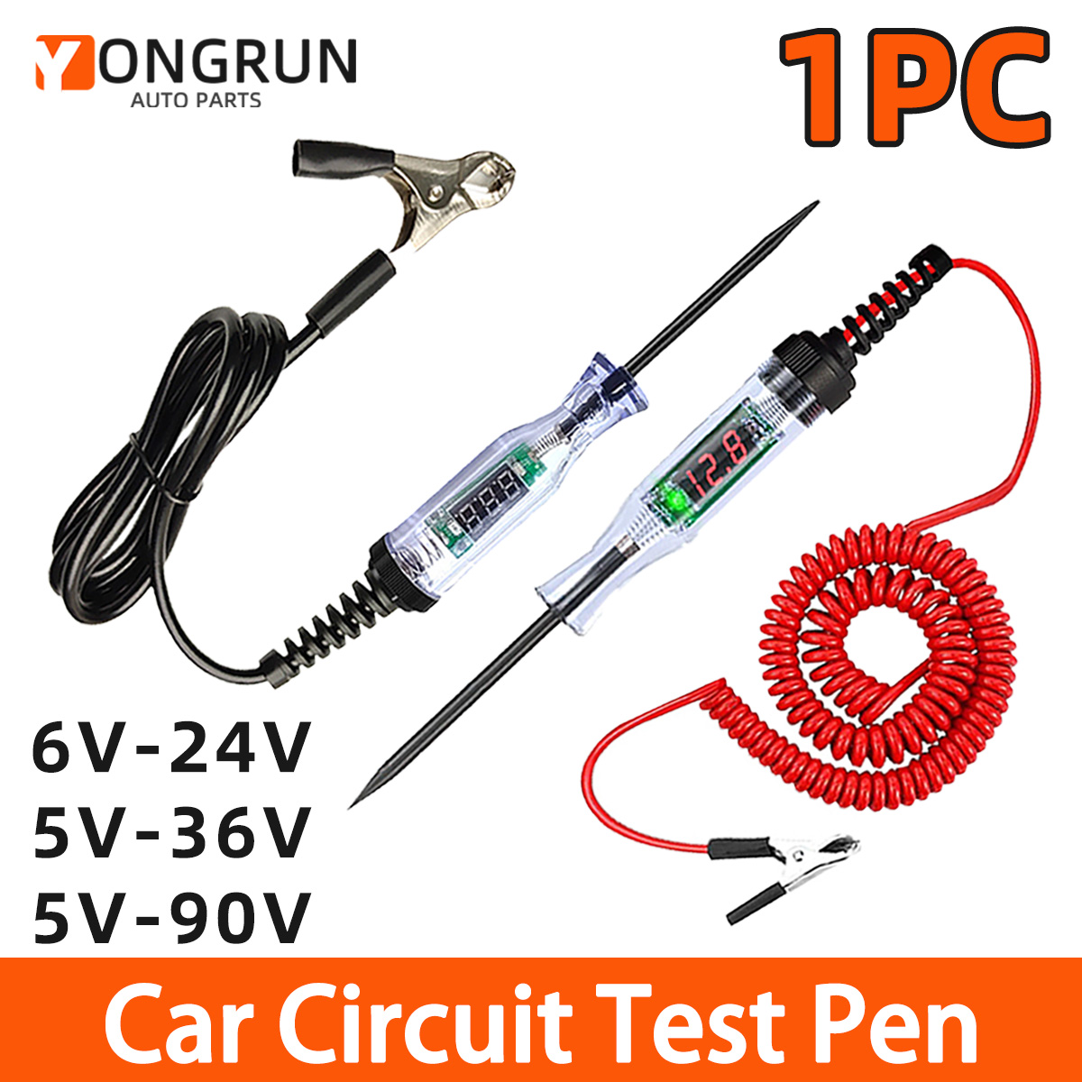 Car Diagnostic Tool - YONGRUN 1PC Testador de Circuito Automotivo