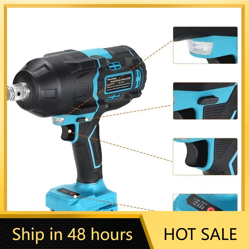 Chave de impacto sem fio Heime - Torque Wrench avaliação e preço