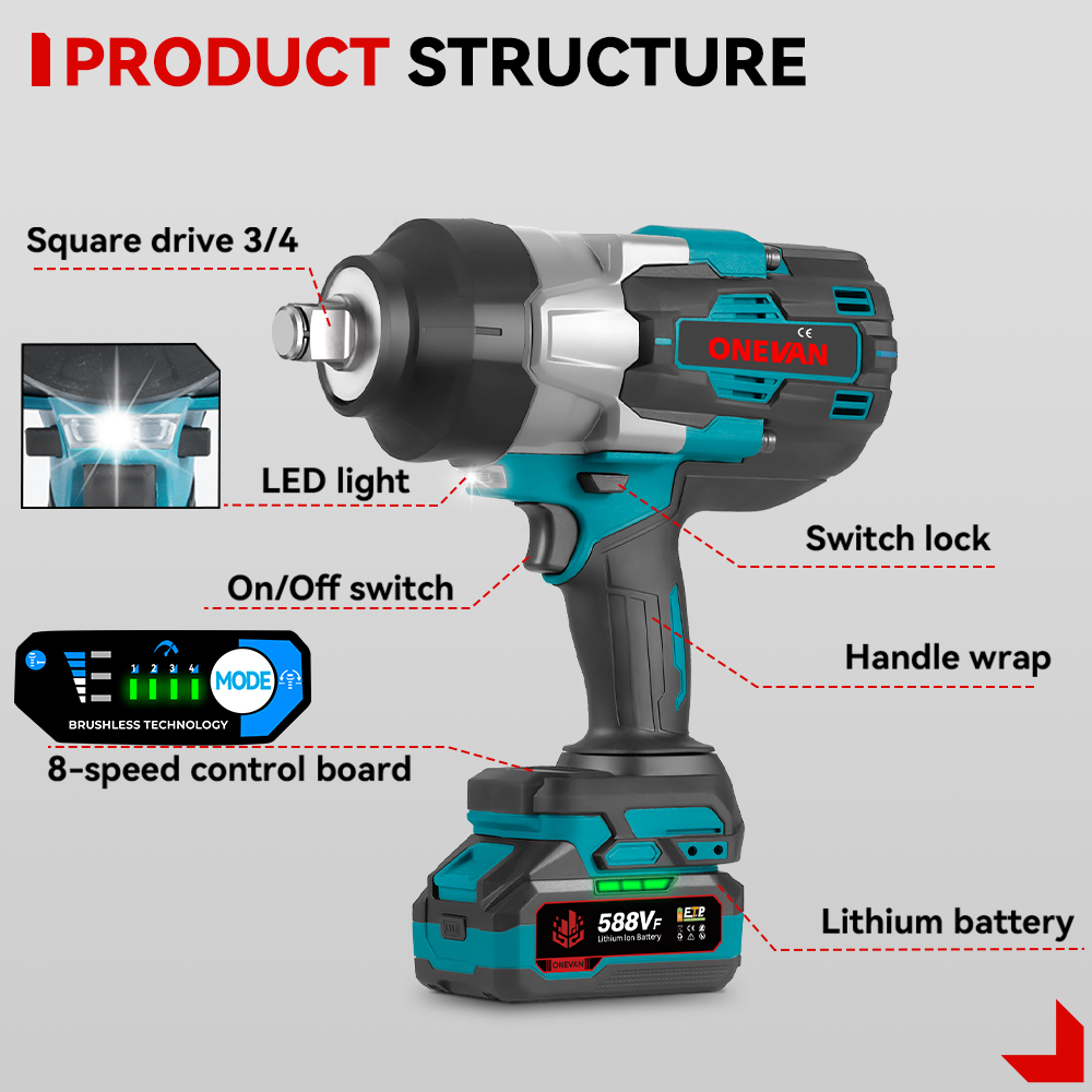 Chave de Impacto Elétrica Sem  - Torque Wrench avaliação e preço